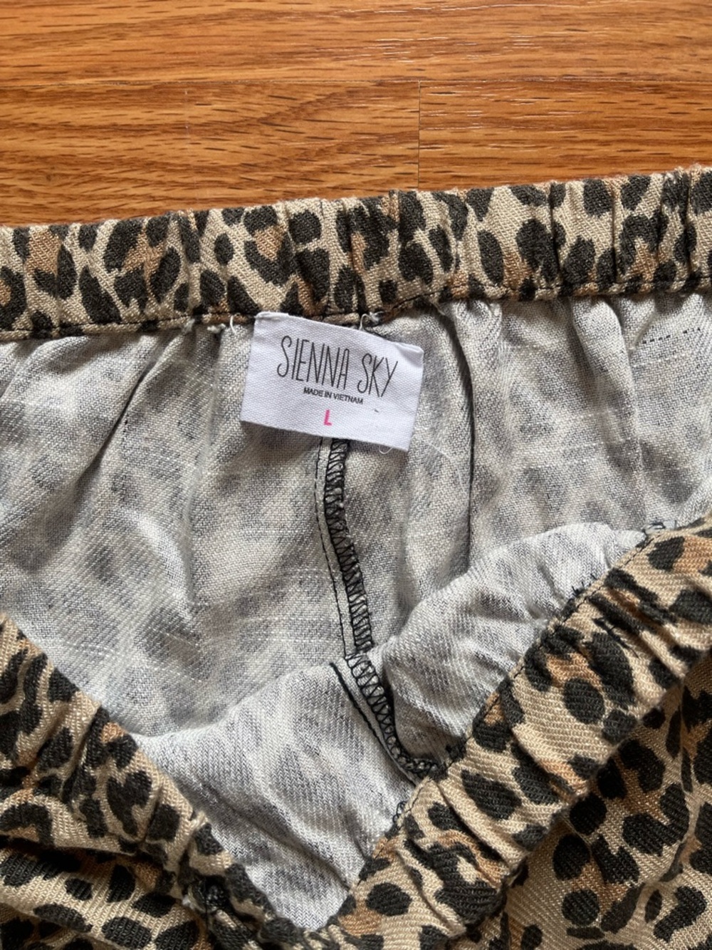 Sienna Sky Leopard Print Pants - Picture 2 of 2